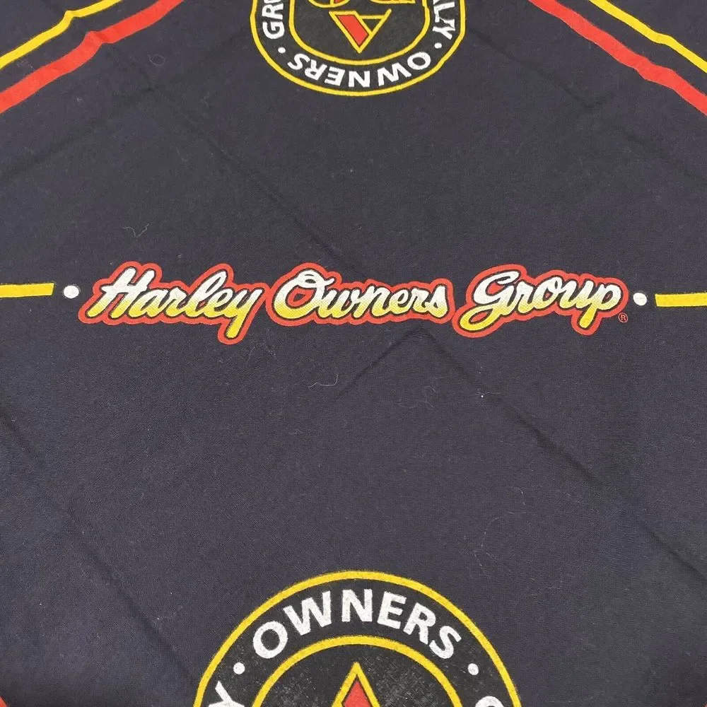 Harley Davidson Harley Owners‎ Group Touring Handkerchief Bandana Black